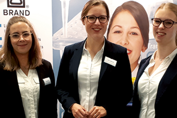 Employees at career fair