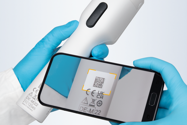 Handystep touch qr code