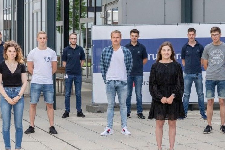 Group of apprentices