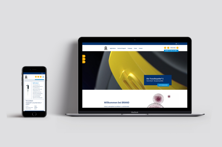 Laptop and smartphone