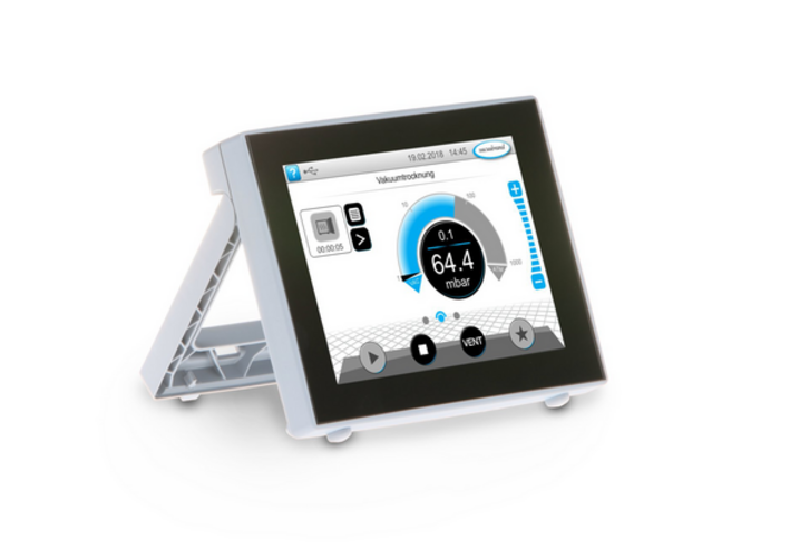 VACUU·SELECT vacuum controller operating panel with touch display