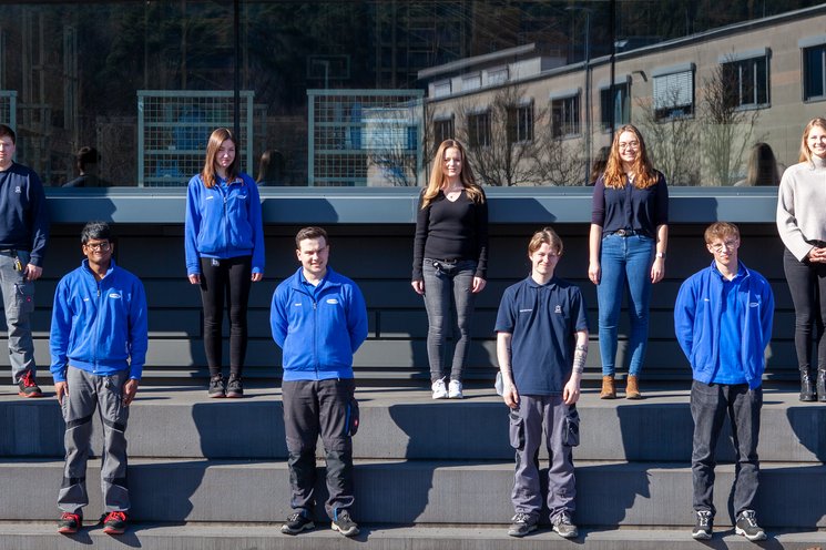 Group of apprentices